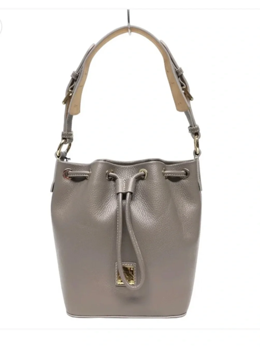 NWT Dooney And Bourke Lucca Leather Drawstring Bucket Bag